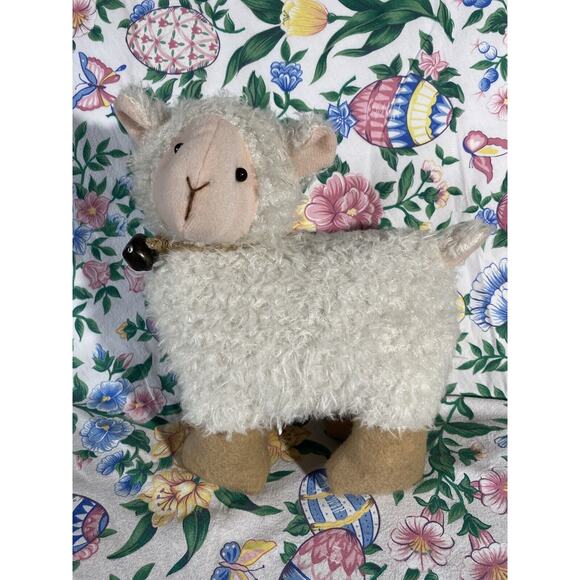 Creative Co-op Little Lamb Stuffed Animal Soft Room Decor Baby Shower Plush - Picture 1 of 8
